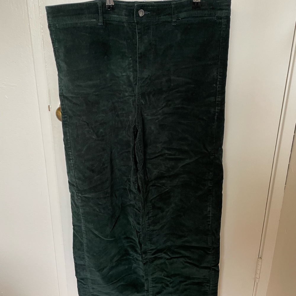 Everlane The Corduroy Wide-Leg Pant in Scarab